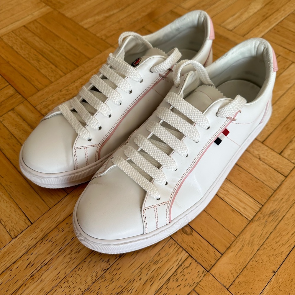 Moncler lace-up sneakers, Size 38 with original box and dust bag